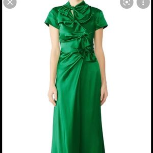 ISO Saloni Emerald Kelly Bow Dress
